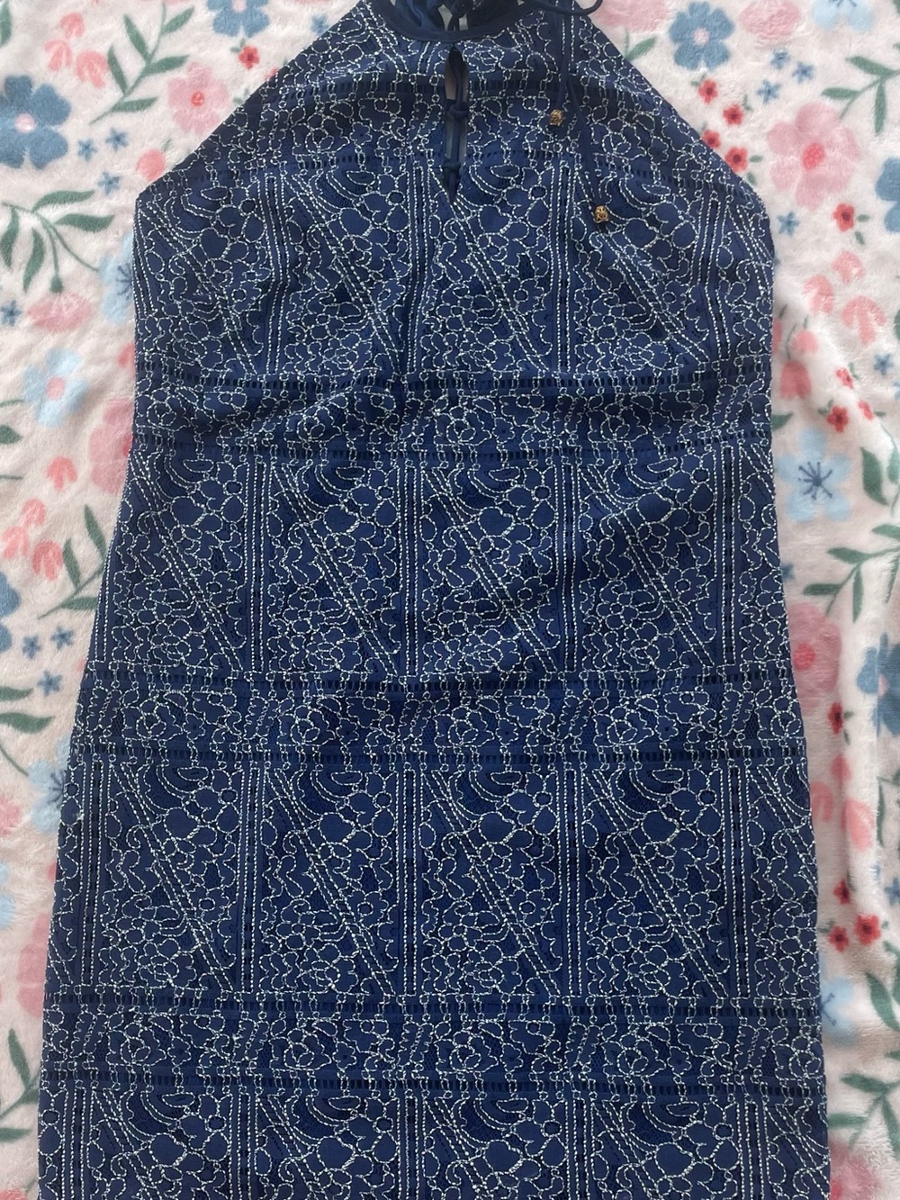 Heartloom XS Navy Mini Dress EUC